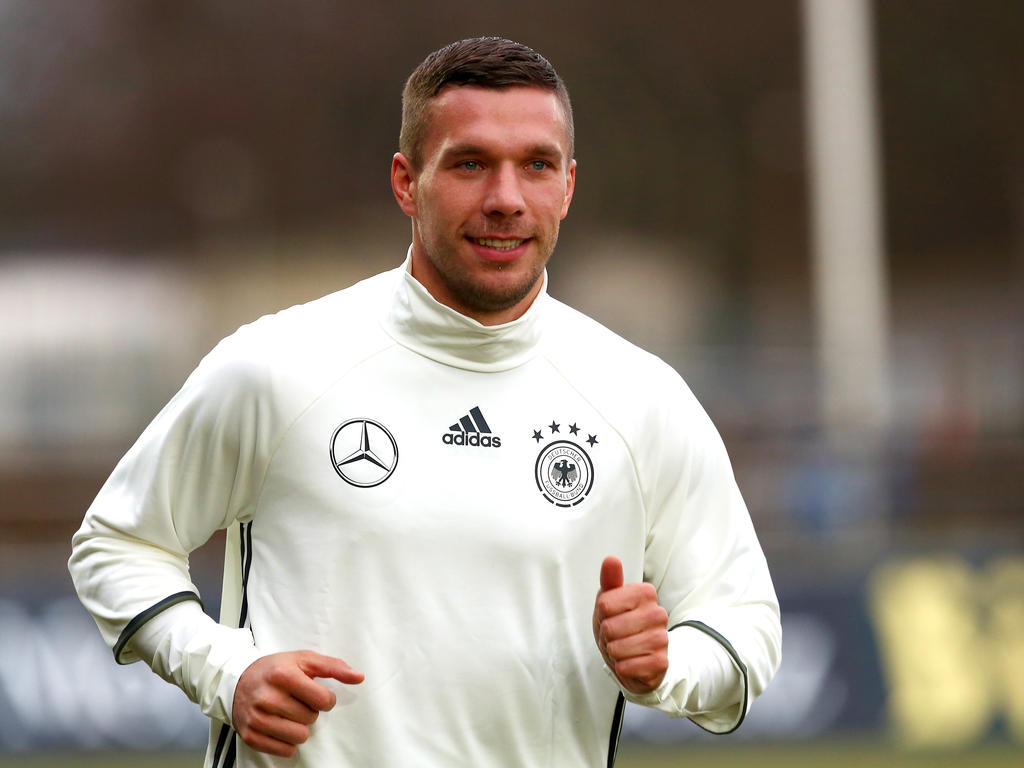 Lukas Podolski will sich einen Platz in der deutschen Startelf erkämpfen