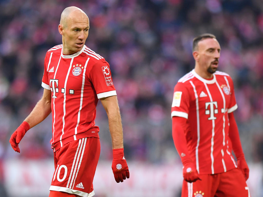 Gesichter des Erfolgs beim FC Bayern: Arjen Robben und Franck Ribéry