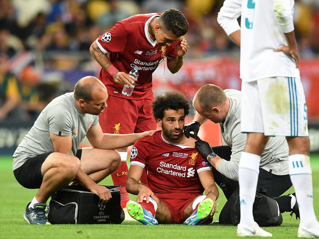 Mohamed Salah verletzte sich im Spiel gegen Real Madrid