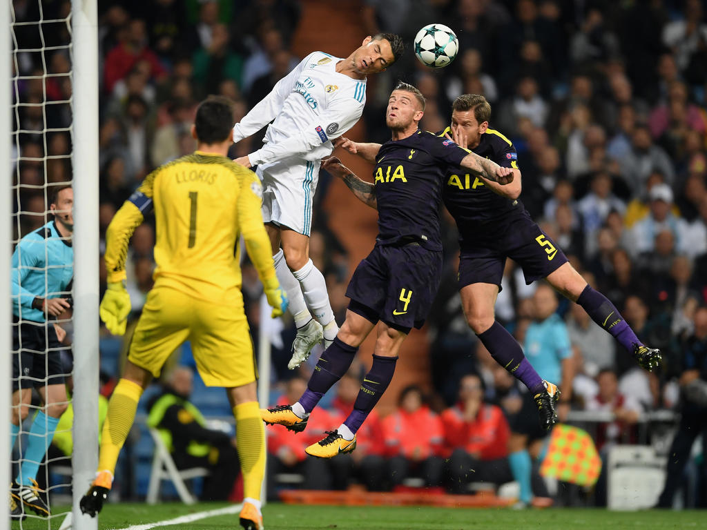 Cristiano marcó el único gol del Madrid contra el Tottenham. (Foto: Getty)