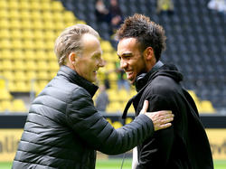 Watzke (l.) ließ Aubameyang (r.) nach London ziehen