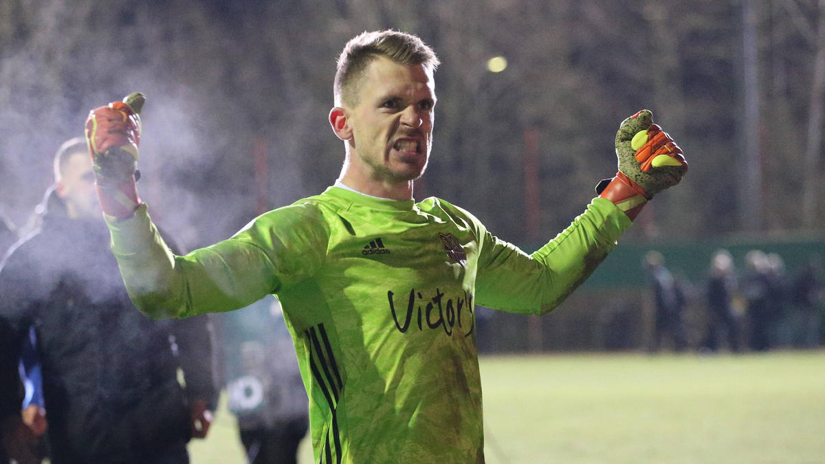 Daniel Batz war der Held des Abends beim 1. FC Saarbrücken Daniel Batz war der Held des Abends beim 1. FC Saarbrücken