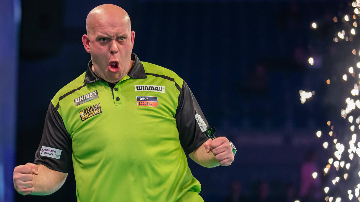 Ist bei der Darts-Team-WM gegen Deutschland einsatzfähig: Michael van Gerwen Ist bei der Darts-Team-WM gegen Deutschland einsatzfähig: Michael van Gerwen