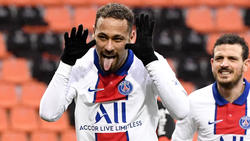 Neymar geht weiter für PSG auf Torejagd
