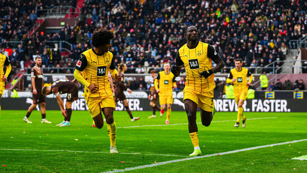 Trafen für den BVB: Karim Adeyemi und Serhou Guirassy