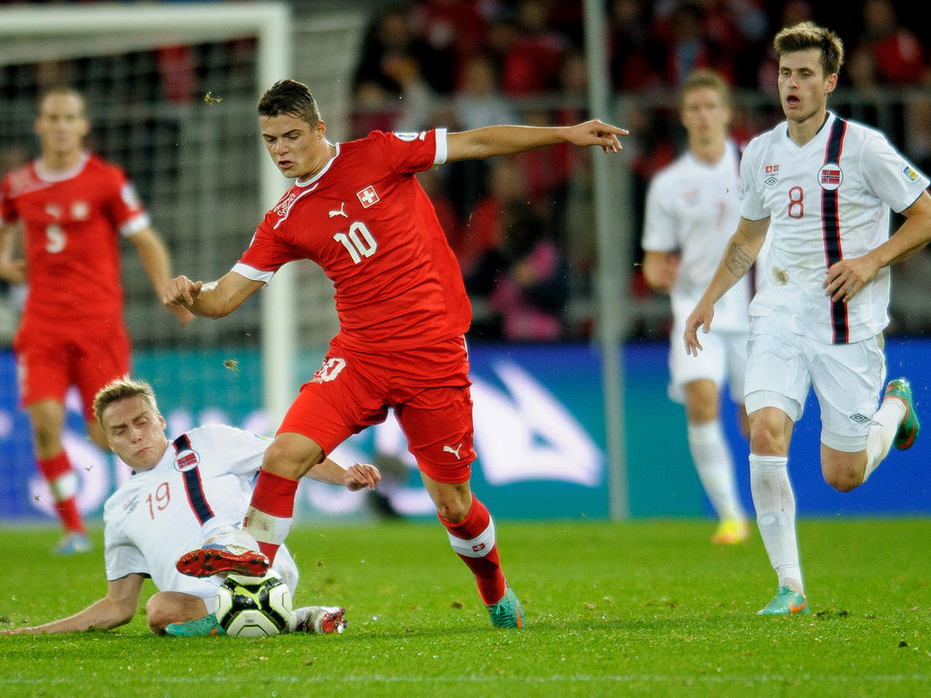 Die Norweger erreichten im Oktober 2012 gegen die in der WM-Qualifikationsgruppe E noch unbesiegten Schweizer ein 1:1-Remis.