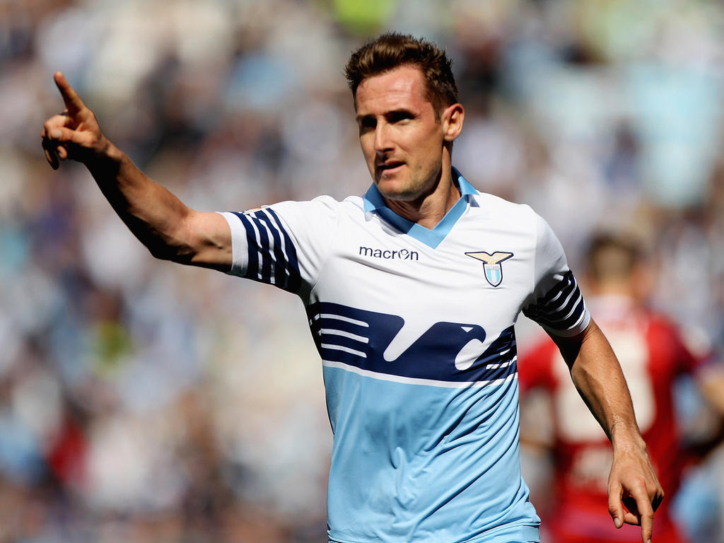 Miro Klose will mit Lazio in die Champions League