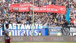 Geschmacklose Aktion einiger HSV-Hooligans