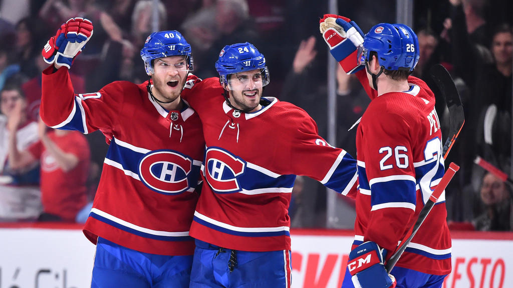 Die Canadiens bejubelten einen historischen Doppelschlag Die Canadiens bejubelten einen historischen Doppelschlag