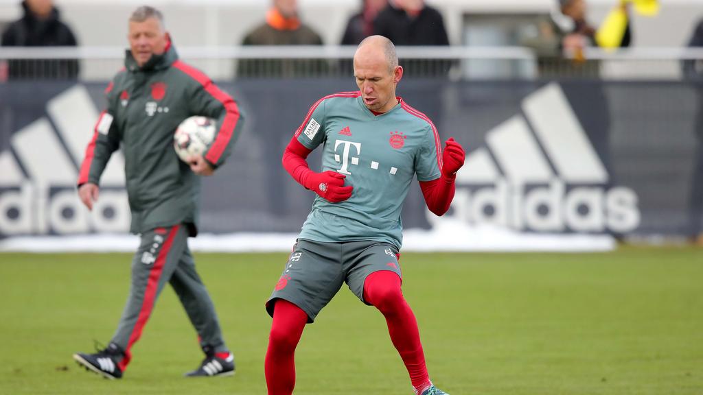 Das Comeback von Arjen Robben rückt näher Das Comeback von Arjen Robben rückt näher