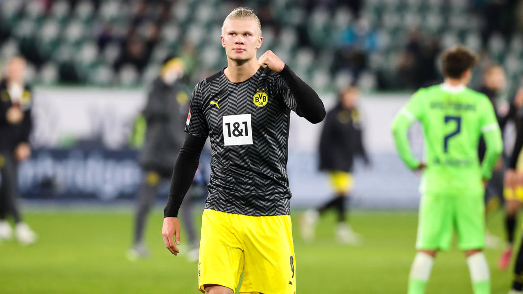 Erling Haaland feierte zuletzt sein Comeback im BVB-Trikot Erling Haaland feierte zuletzt sein Comeback im BVB-Trikot