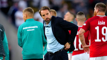 Englands Trainer Gareth Southgate steht nach der Heimpleite gegen Ungarn unter Druck