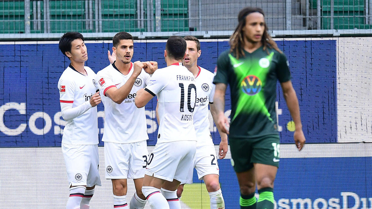 Eintracht Frankfurt rang den VfL Wolfsburg nieder Eintracht Frankfurt rang den VfL Wolfsburg nieder