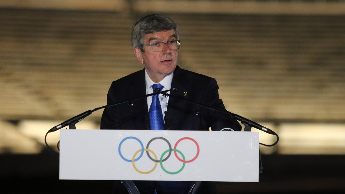 Thomas Bach freut sich für Rikako Ikee Thomas Bach freut sich für Rikako Ikee