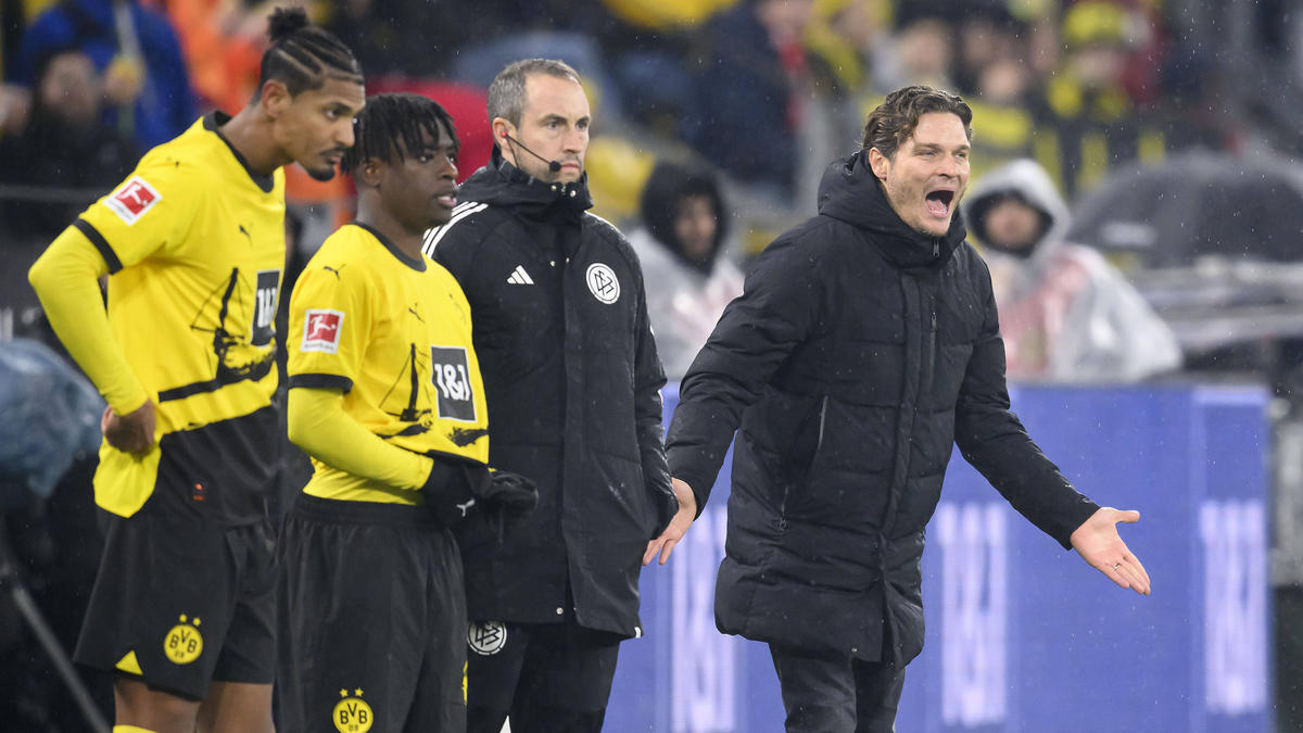 Samuel Bamba (2.v.l.) steht noch vor einer offenen Zukunft beim BVB
