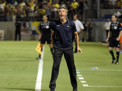 Engagiert an der Seitenlinie: Maccabi Tel Avivs Trainer Paulo Sousa