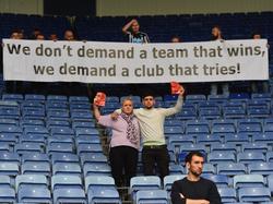 Klare Ansage der NUFC-Fans: Die Spieler sollen endlich wieder Willen zeigen