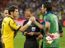 Es kommt wieder zum Treffen von Iker Casillas und Gianluigi Buffon