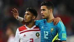 Stehen im Achtelfinale des Afrika-Cups: Marokkos Fußball-Nationalspieler. Foto: Oliver Weiken