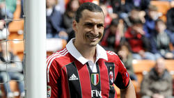 Zlatan Ibrahimovic en su etapa en el Milan.