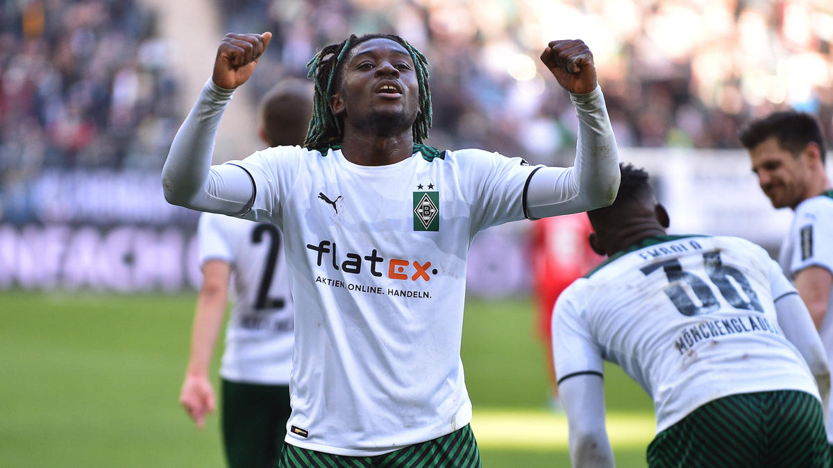 Mönchengladbachs Manu Koné wechselte im vergangenen Sommer aus der französischen Ligue 1 in die Bundesliga