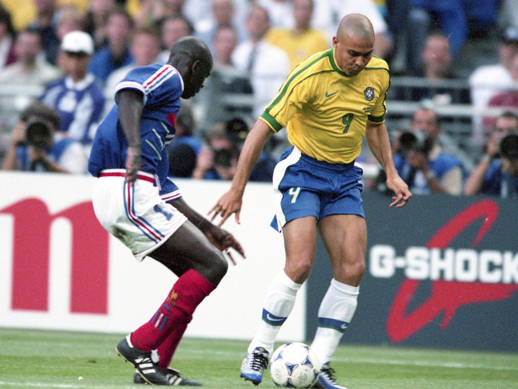 Ronaldo perdió la final de la Copa del Mundo ante Francia en 1998.