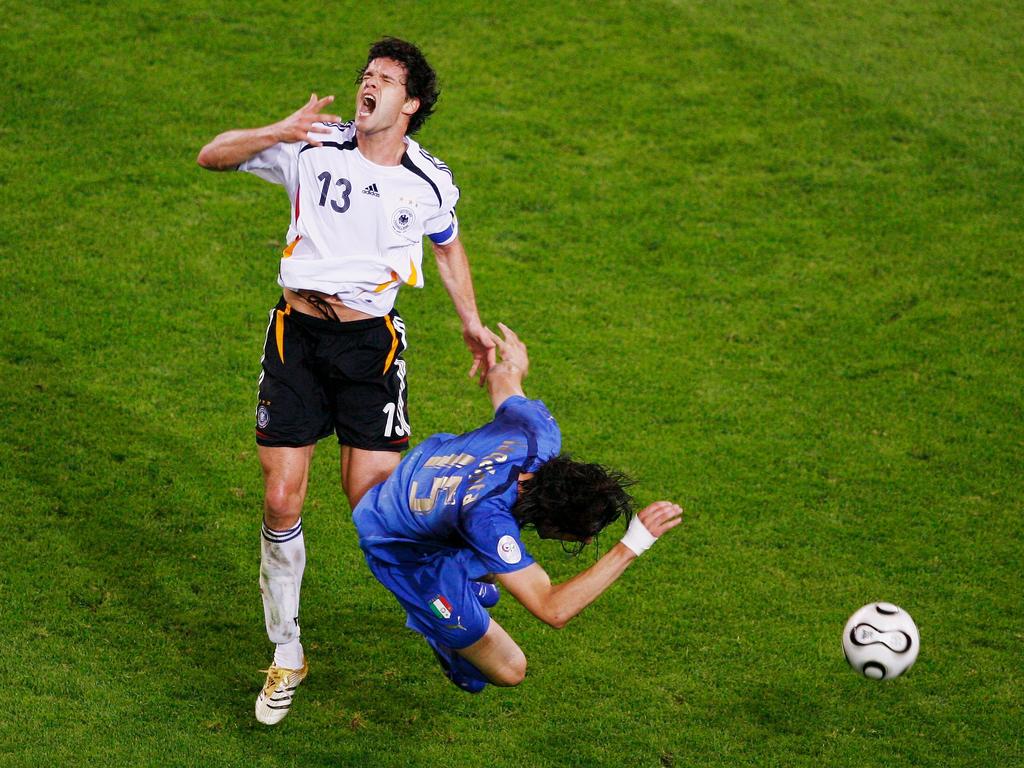 Wieder einmal war 2006 für Michael Ballack und das DFB-Team gegen Italien Schluss