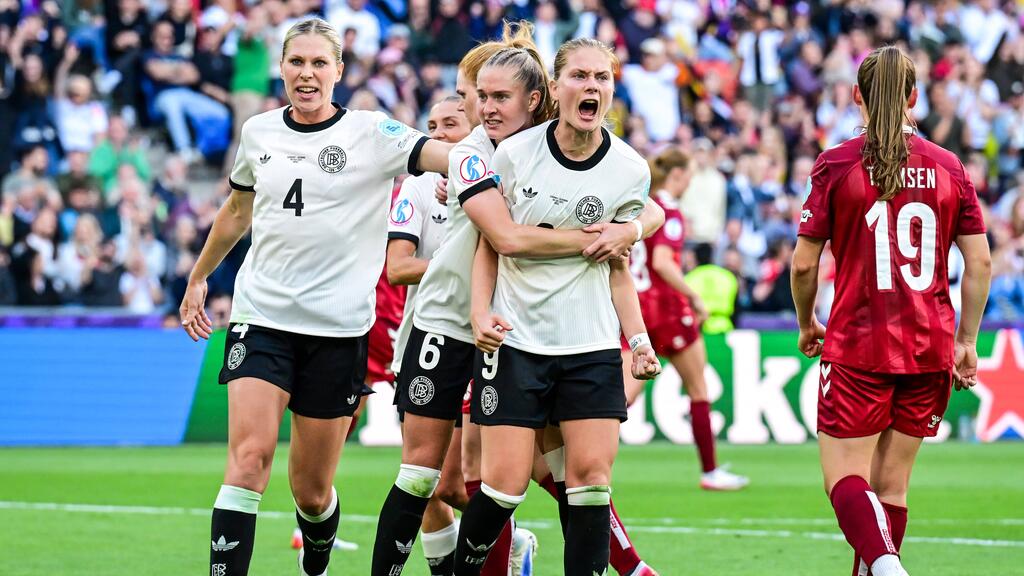 Die DFB-Frauen stehen vor dem Einzug in das EM-Viertelfinale Die DFB-Frauen stehen vor dem Einzug in das EM-Viertelfinale