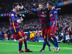 Messi lideró al Barcelona en Copa con un 'doblete' ante el Espanyol. (Foto: Getty)