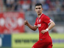 Felipe Gutiérrez in actie tijdens FC Twente - ADO Den Haag. (2-4-2014)