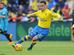 Roque Mesa en un partido de la UD Las Palmas. (Foto: Getty)