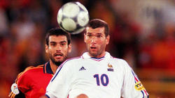 Pep Guardiola und Zinédine Zidane standen sich schon als Spieler gegenüber