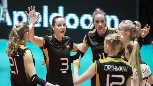 Die deutschen Volleyballerinnen stehen im Finale