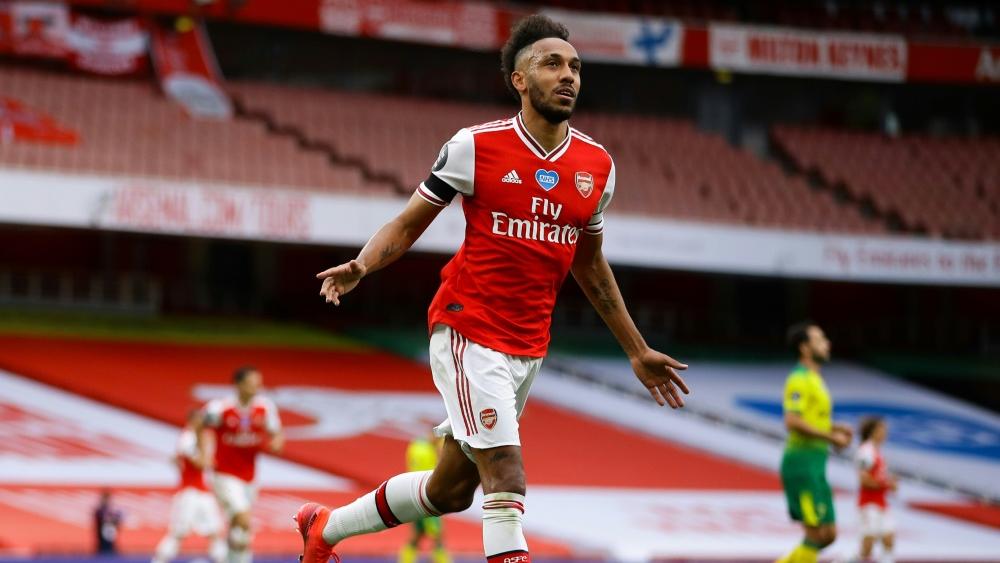 Pierre-Emerick Aubameyang schnürte gegen Norwich City einen Doppelpack Pierre-Emerick Aubameyang schnürte gegen Norwich City einen Doppelpack