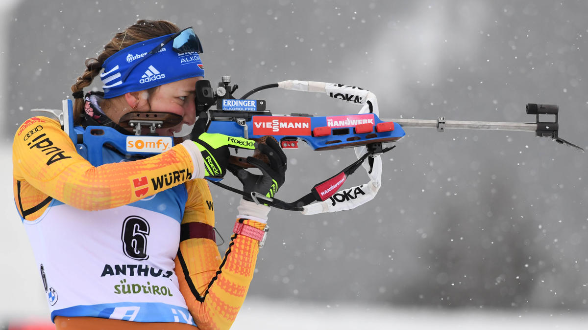 Franzi Preuß wurde im Massenstart von Antholz Vierte Franzi Preuß wurde im Massenstart von Antholz Vierte