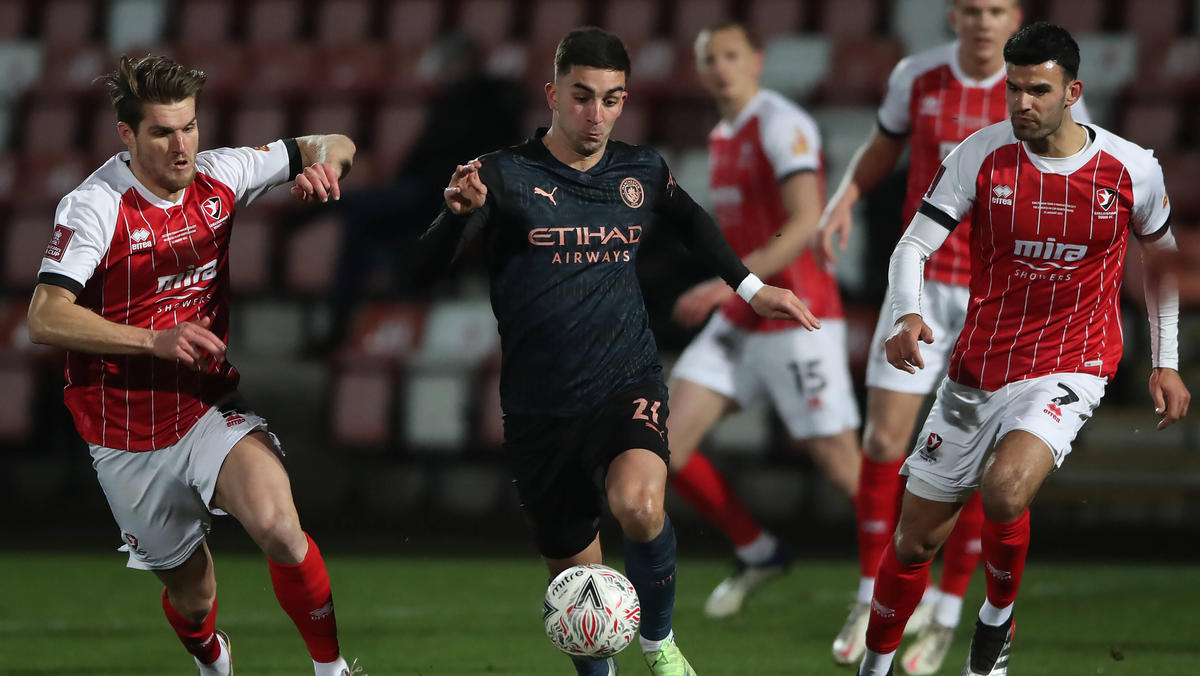 Manchester City setzte sich in Cheltenham durch Manchester City setzte sich in Cheltenham durch