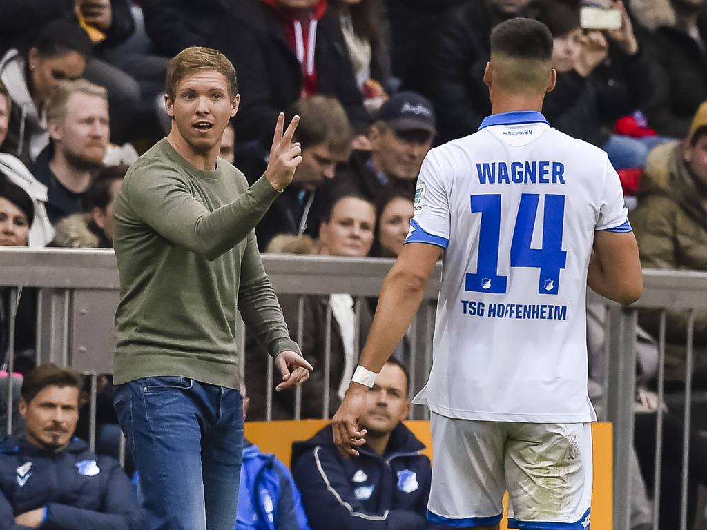 TSG-Coach Nagelsmann (l.) kann gegen den HSV aus dem Vollen schöpfen