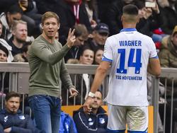 TSG-Coach Nagelsmann (l.) kann gegen den HSV aus dem Vollen schöpfen
