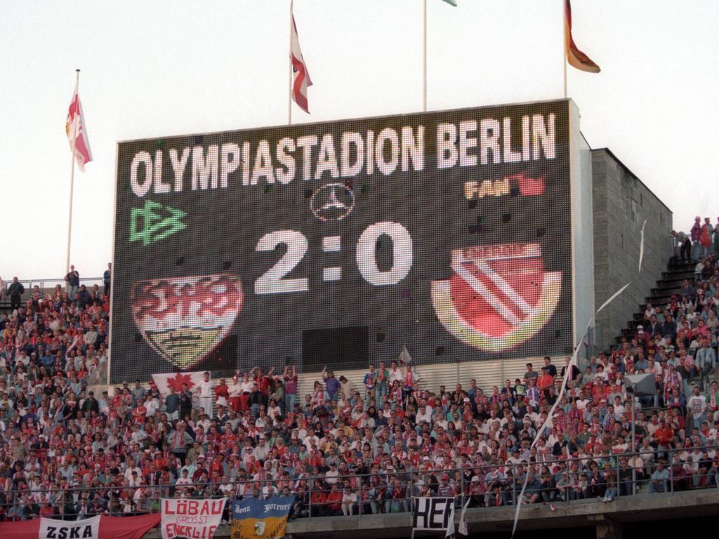 Vor 20 Jahren trafen Stuttgart und Cottbus im DFB-Pokalfinale aufeinander