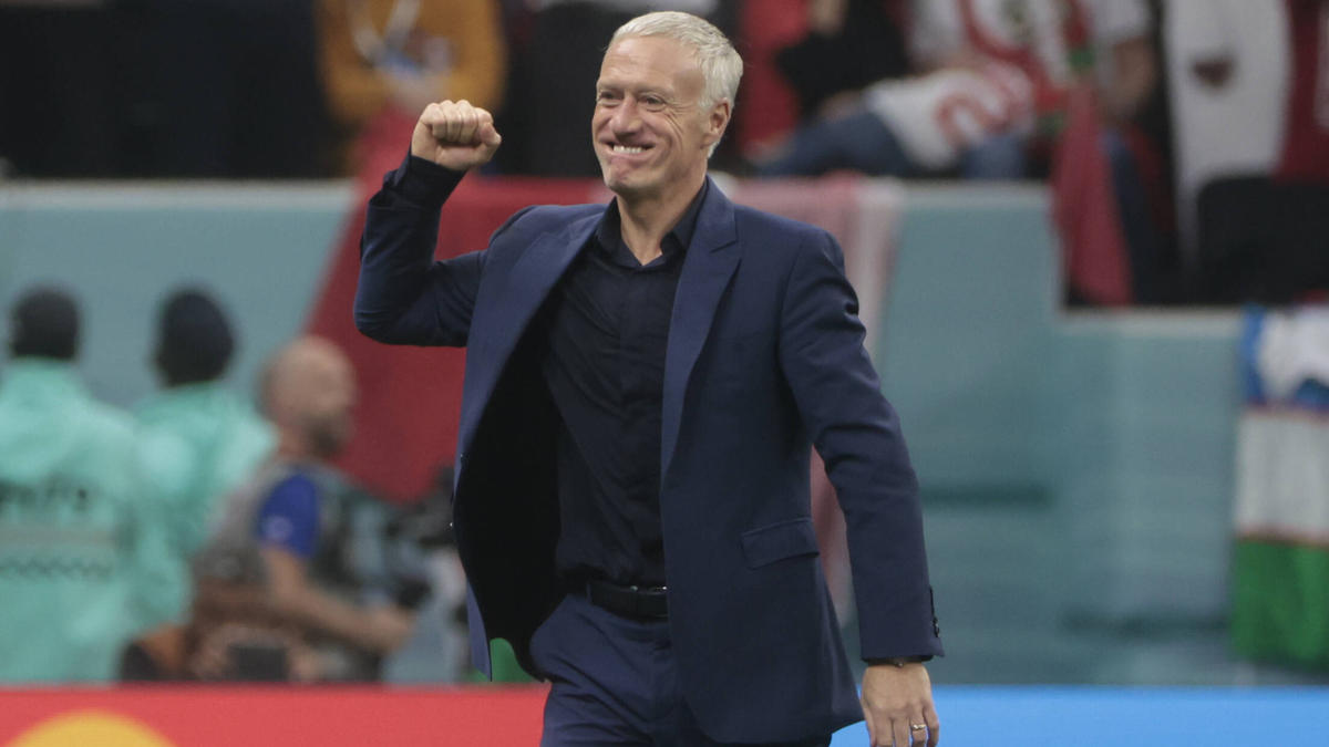 Frankreichs Trainer Didier Deschamps will den WM-Titel im Finale gegen Argentinien verteidigen