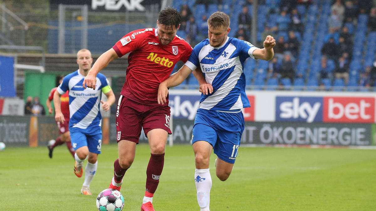 Kein Sieger im Duell zwischen Regensburg und Darmstadt Kein Sieger im Duell zwischen Regensburg und Darmstadt