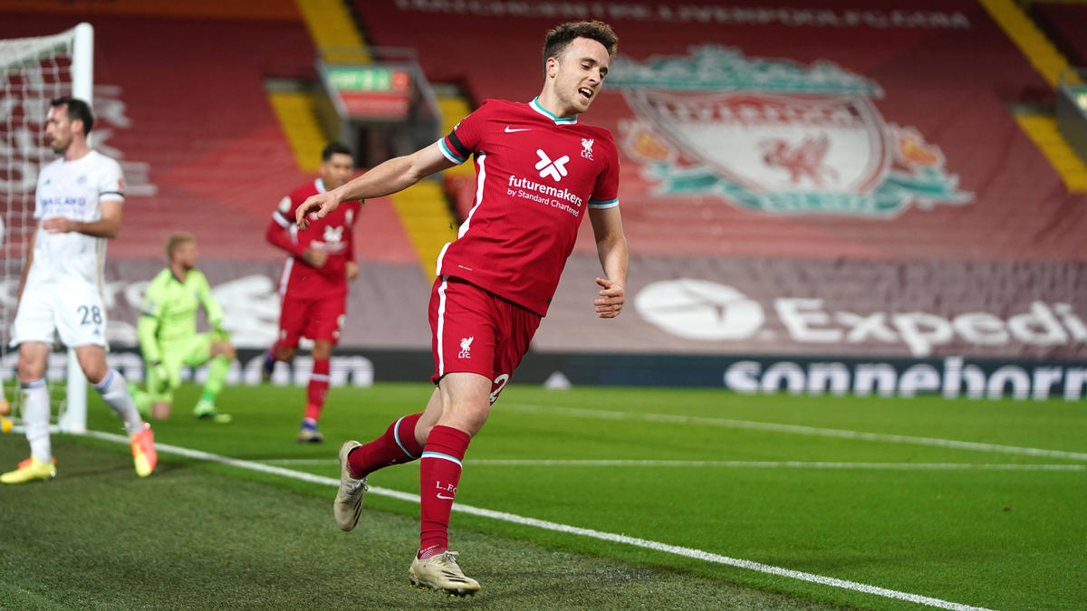 Diogo Jota traf zum zwischenzeitlichen 2:0 für die Reds Diogo Jota traf zum zwischenzeitlichen 2:0 für die Reds