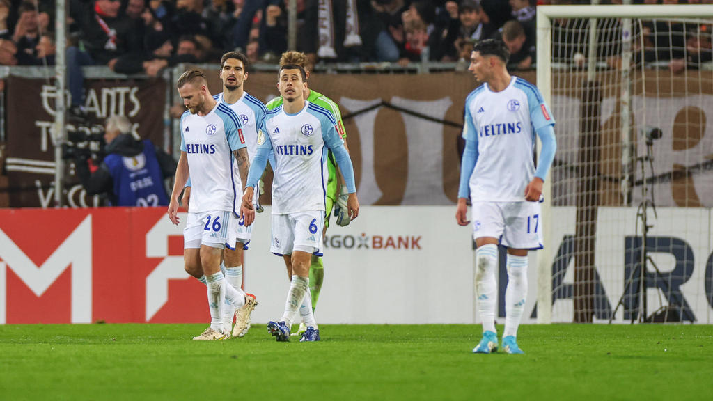 Enttäuschte Gesichter beim FC Schalke 04