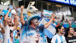 Argentinien-Fans jubeln