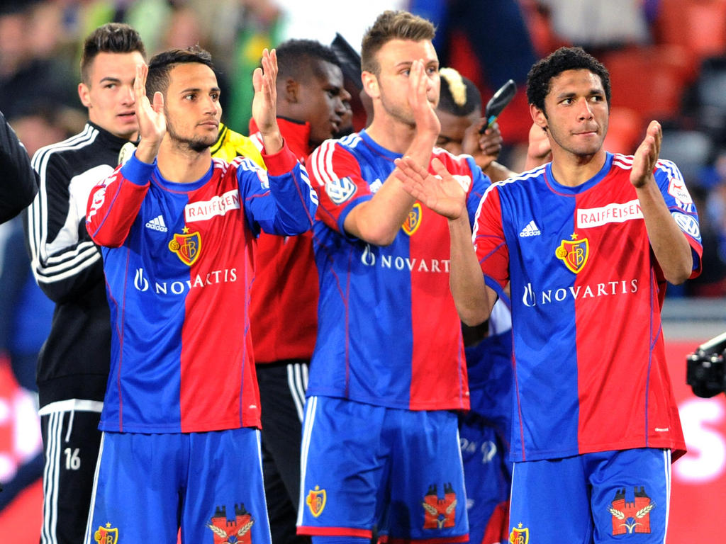 Die Spieler des FC Basel werden mit ihren Fans zur Party schreiten.