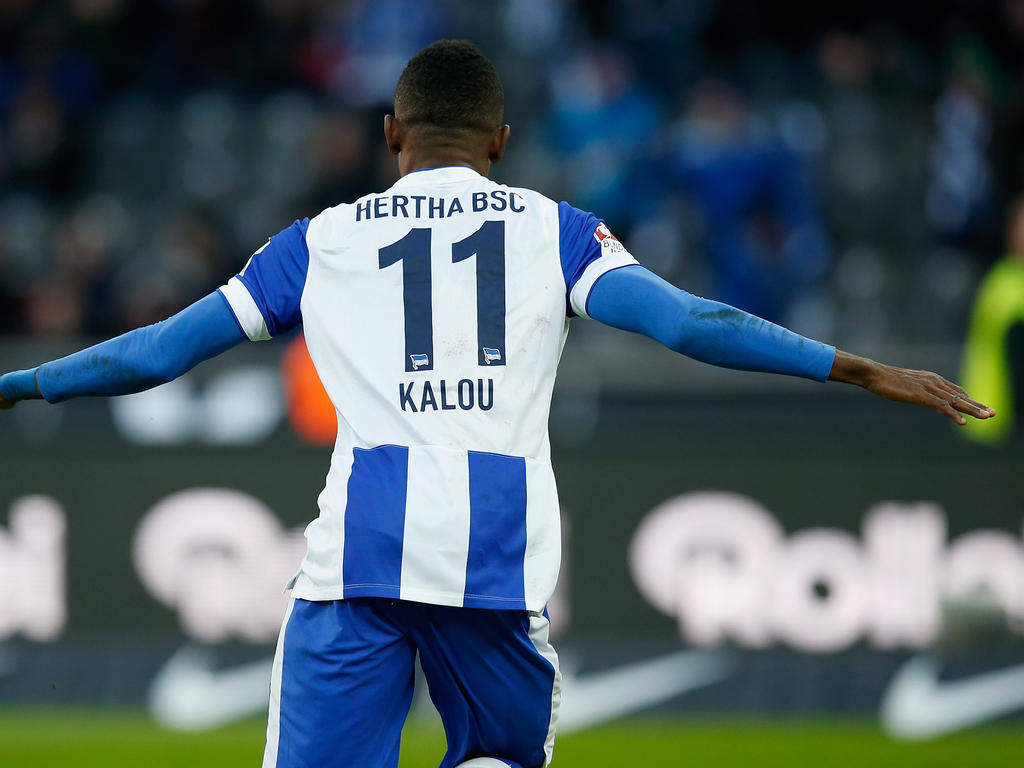 Salomon Kalou erzielt das wichtige Tor für Hertha