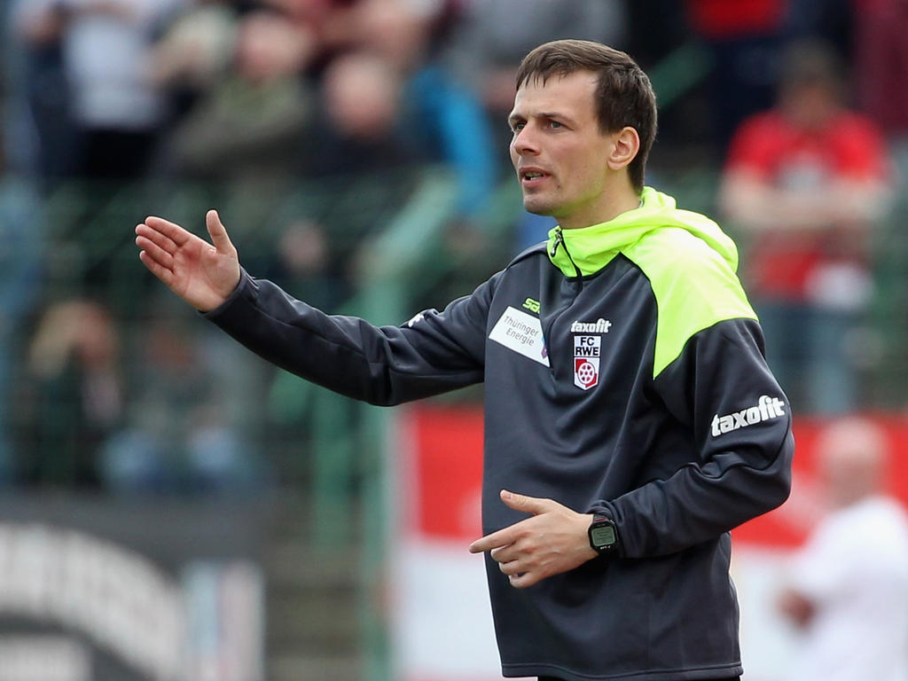 Rot-Weiß Erfurt verlängert mit Coach Christian Preußer