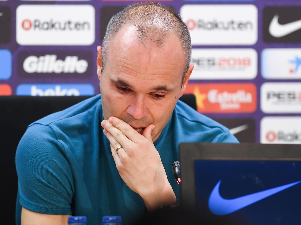 Der Unfall überschattete das Interview von Andrés Iniesta Der Unfall überschattete das Interview von Andrés Iniesta