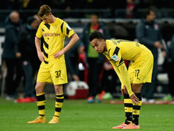 Erik Durm (l.) und Pierre-Emerick Aubameyang