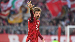 Thomas Müller kann mit seinen Einsatzzeiten beim FC Bayern derzeit nicht vollends zufrieden sein